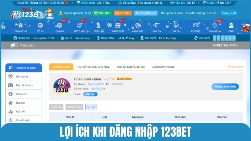 Lợi ích khi đăng nhập 123bet và trải nghiệm tại nền tảng này