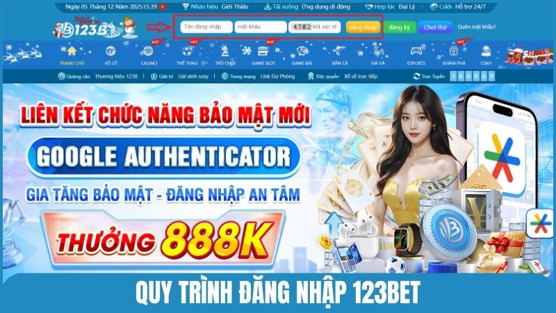 Chi tiết quy trình đăng nhập 123bet nhanh chóng cho người mới